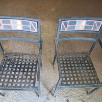 Set da giardino/ terrazzo in ferro