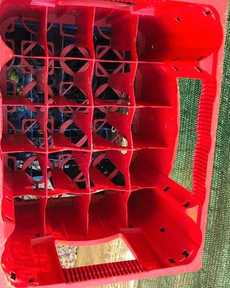 Casse di birra in plastica