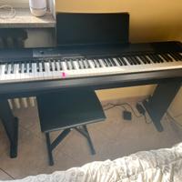 Pianoforte Digitale Casio CDP-130 + stand e sedia