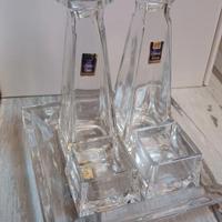 set vintage kristal kisla