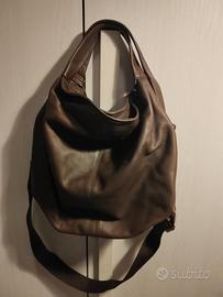 borsa a sacca pelle liscia 