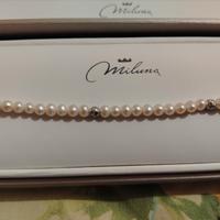 Miluna Bracciale di perle e oro PBR3237 - Nuovo
