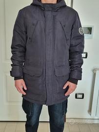 Giacca impermeabile blu marino