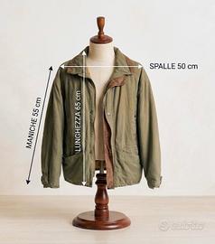 giacca vintage verde militare