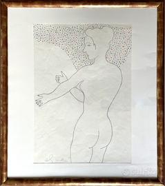 Luca alinari opera unoca 1971 nudo femminile