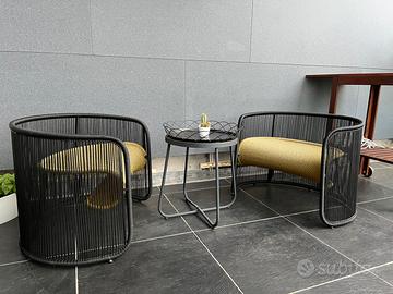 Poltrona Husk S Pouf Moroso