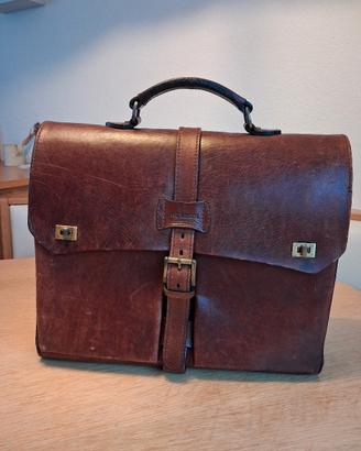 Borsa da ufficio in cuoio, The Bridge vintage