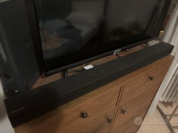Soundbar e subwoofer