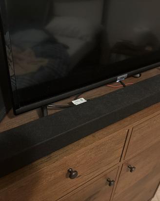 Soundbar e subwoofer