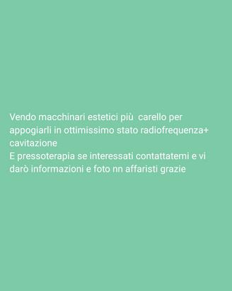macchinari estetici 