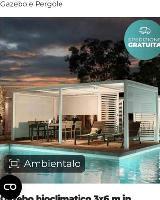 Pergola 6x3 Deghi modello Enea