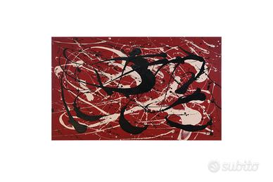 DREAMING -  astratto acrilico su tela 135x82cm