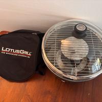 Lotus Grill con coperchio in vetro