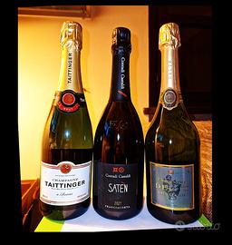 Tris Champagne Bollicine a soli 75 euro