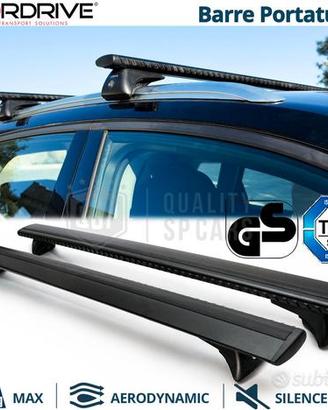 Barre Tetto per Opel Grandland in Alluminio Nero