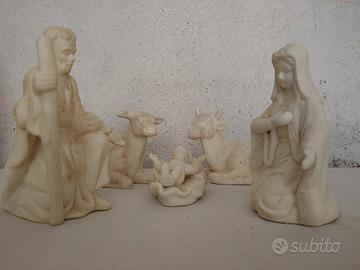 statue presepe natività porcellana toscana 