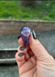 Anello di pietra di ametista