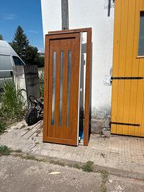 Portoncino pvc profilo rehau 2 guarnizioni 3 vetri