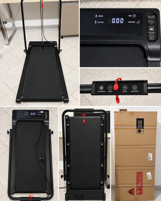 Tapis roulant elettrico con inclinazione manuale