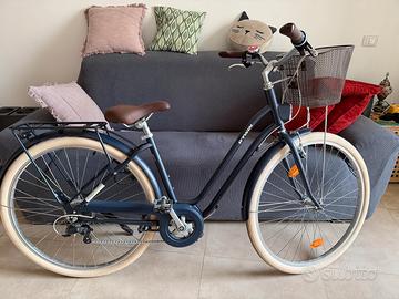 Bici Elops 520 B-Twin blu