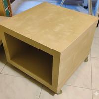 Mobile Lack Ikea con ruote Rovere