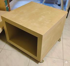 Mobile Lack Ikea con ruote Rovere