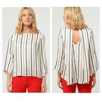 Rinascimento maglia blusa satinata NUOVA