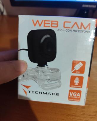Webcam PC Techmade VGA con Microfono Integrato -