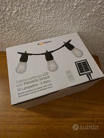 Catena luminosa LED 10 lampade