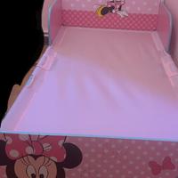Cameretta letto e porta giocattoli minnie