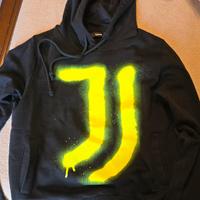 felpa Juventus fluo e nero 