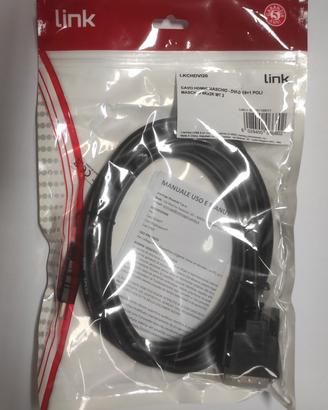 cavo bidirezionale maschio DVI HDMI 