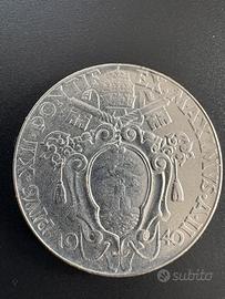 Moneta 2 lire Vaticano pius XII 1940
