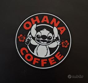 Sottobicchiere 3D “Ohana Coffee” stile hawaiano