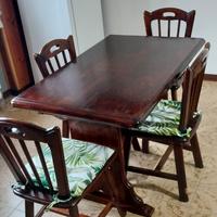 tavolo allungabile con 4 sedie 