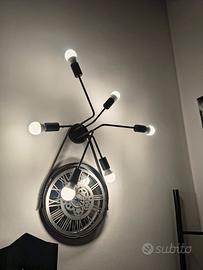 2 Lampadari di metallo nero 