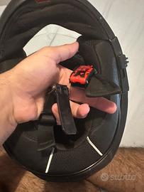 Casco convertibile ls2 nero lucido