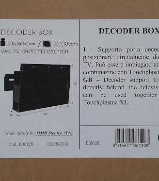 Supporto porta decoder