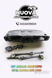 Kit airbag completo opel zafira life 2020