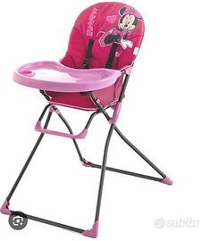 Seggiolone pappa minnie