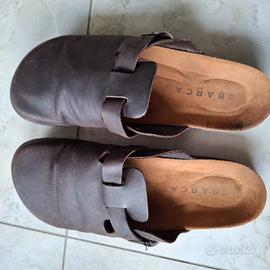 sandali ciabatte Sabot in pelle tg. 45