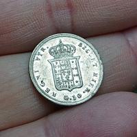 Napoli Ferdinando II Borbone Carlino10 Grana 1855 