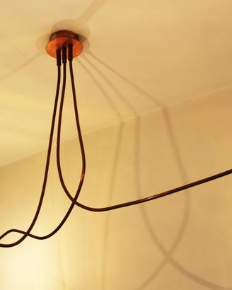 Set di tre lampade decorative da soffitto