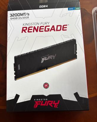 Scatola e blister Kingston Fury Renegade DDR4