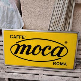 Insegna Vintage Caffè Moca Roma–anni ’70 originale