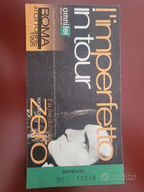 biglietto concerto Renato Zero 1995
