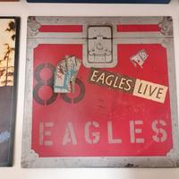 LP disco in vinile EAGLES live 2LP + poster