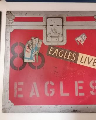 LP disco in vinile EAGLES live 2LP + poster