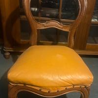 Credenza - libreria ‘ liberty’ in legno di noce