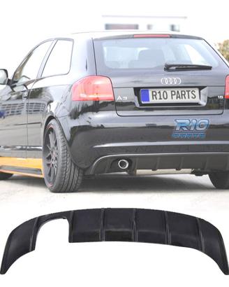 DIFFUSORE AUDI A3 8P 08-13 LOOK RS3